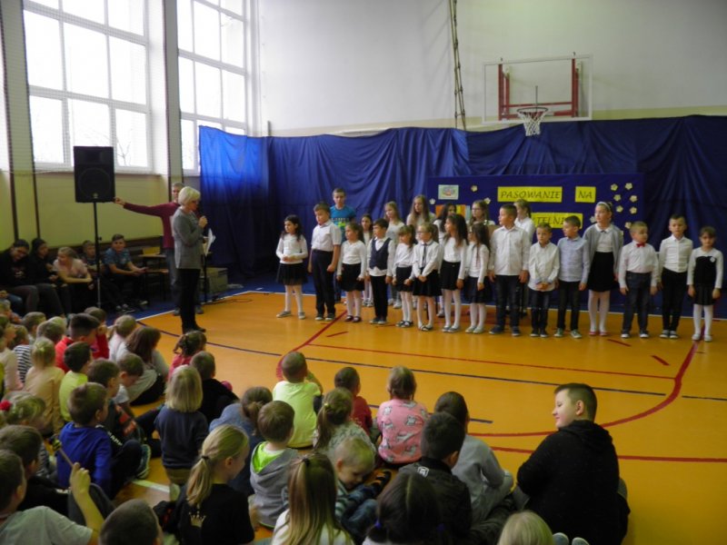 Pasowanie na ucznia klasy I.